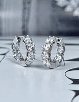 Украшение GIA  Серьги с бриллиантами 3,6 ct. E/VVS1 (3 excellent)   