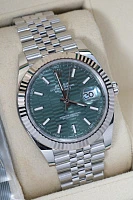 Часы Rolex  Datejust 41Mm Mint Green Fluted Motif  126334