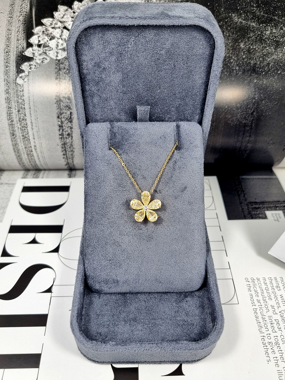 Украшение GIA  Подвеска с бриллиантами 5,32 ct.   