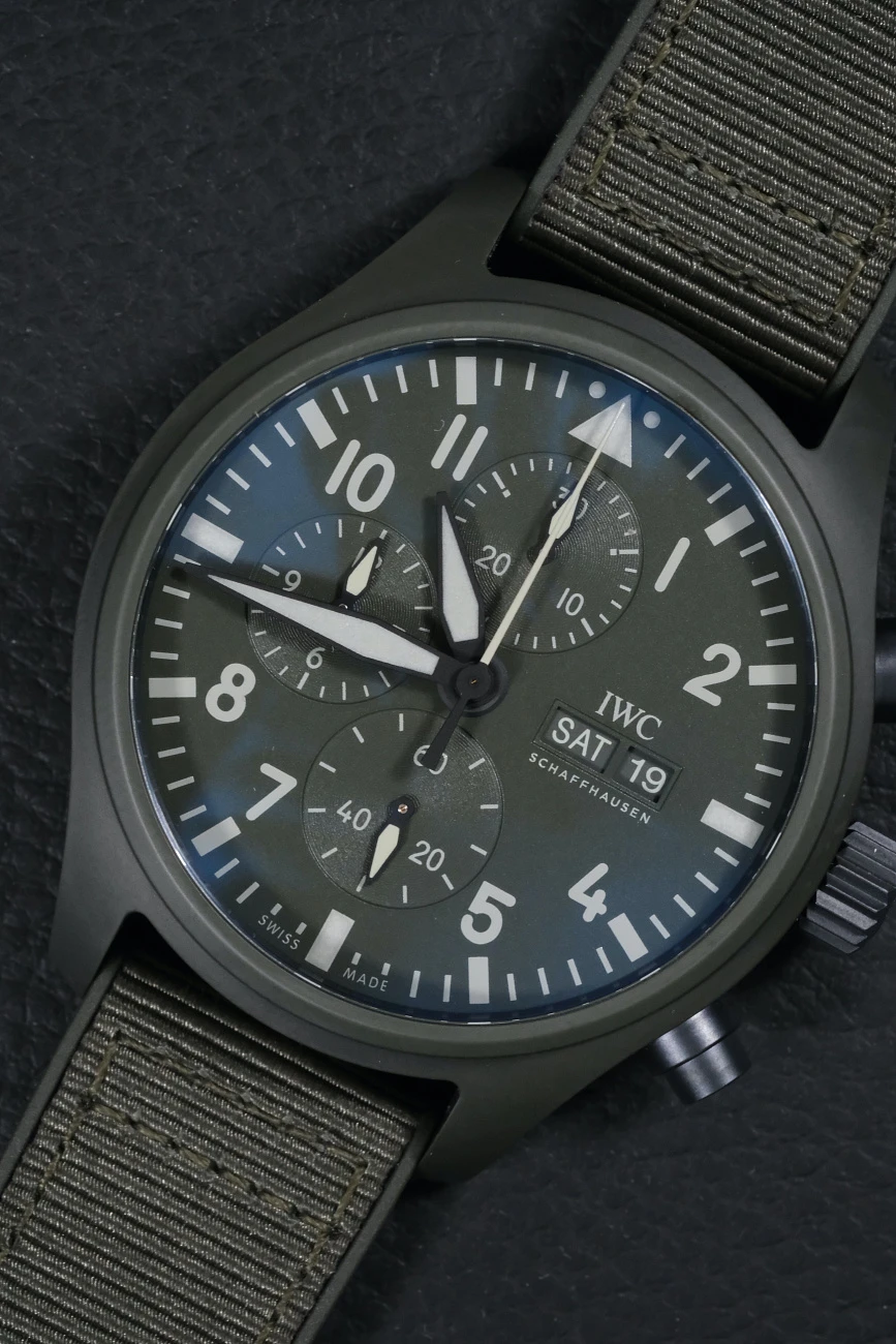 Часы Iwc  Pilot’s Watch Chronograph Top Gun Edition Woodland  IW389106
