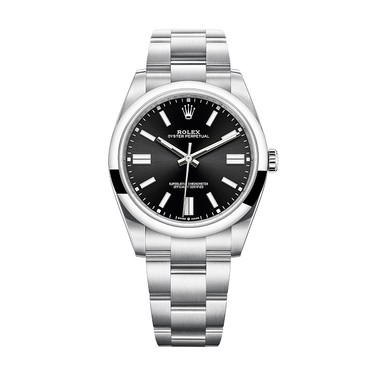 Часы Rolex  Oyster Perpetual 41 Mm Black Dial  124300