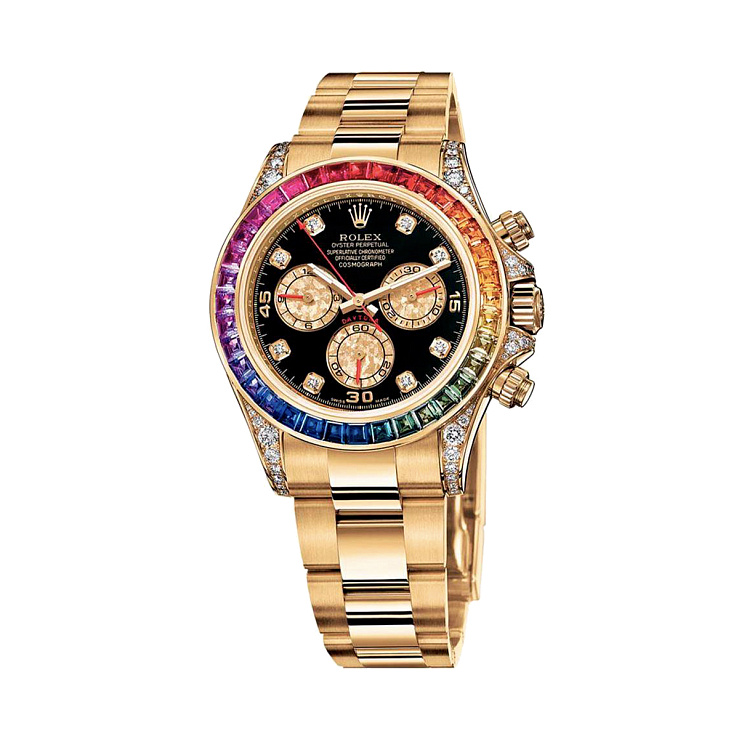 Часы Rolex  Oyster Perpetual Cosmograph Daytona Rainbow Custom  116528