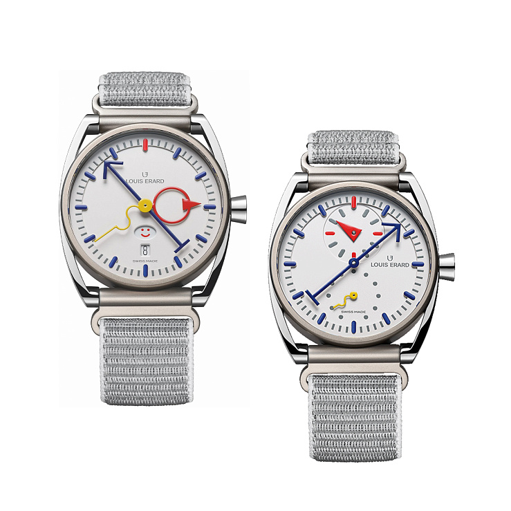 Часы Louis Erard  Сэт Из Двух Часов Louis Erard X Alain Silberstein Blanche Excellence La Semaine  75357TT01.BTT83 и 85358TT01.BTT83