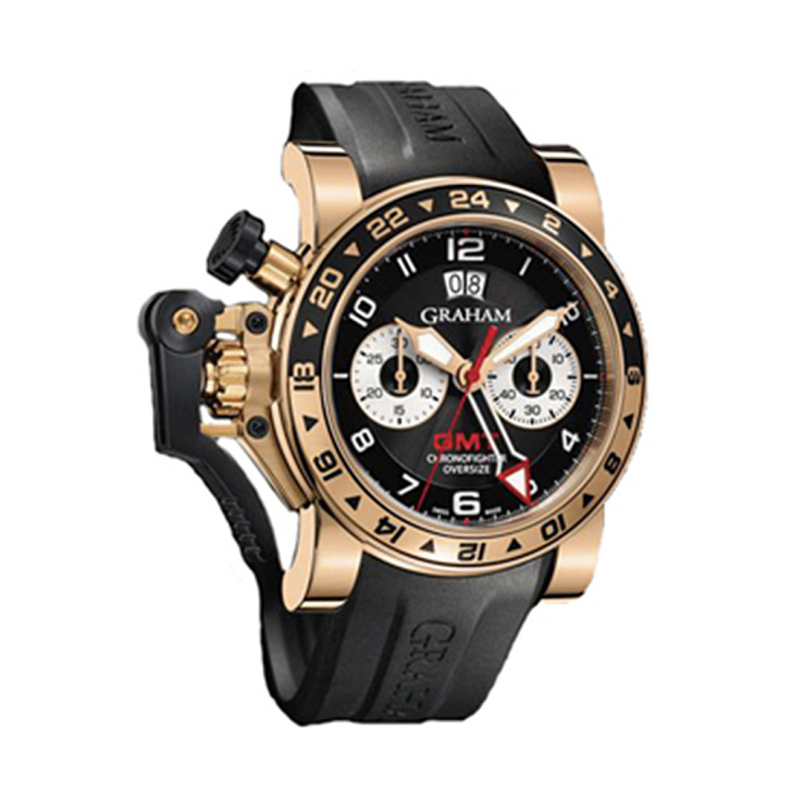 Часы Graham  Chronofighter Oversize Big Date Gmt  2OVGR.B21A.K10B