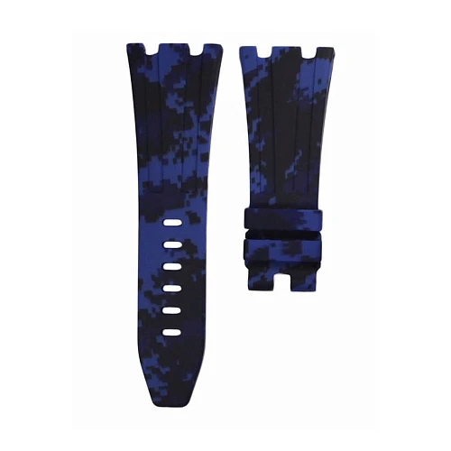 Часовой ремешок Audemars Piguet  Ремешок Для Часов Blue Digi Camo Ap Diver 42Mm Strap  