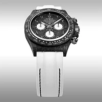 Заказать DiW  Rolex Daytona 40 Mm Black &amp; White Gold_Arabic  