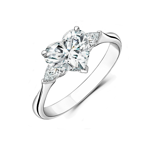 Украшение GIA  Кольцо 1,50 ct. D/VS2 (Heart Diamond)   