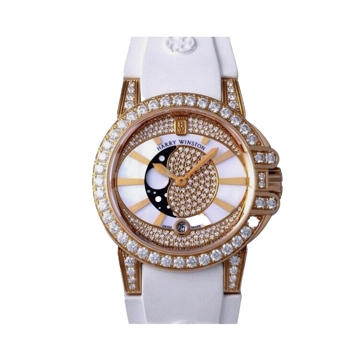 Часы Harry Winston  Ocean Lady Moon Phase  OCEQMP36RR002