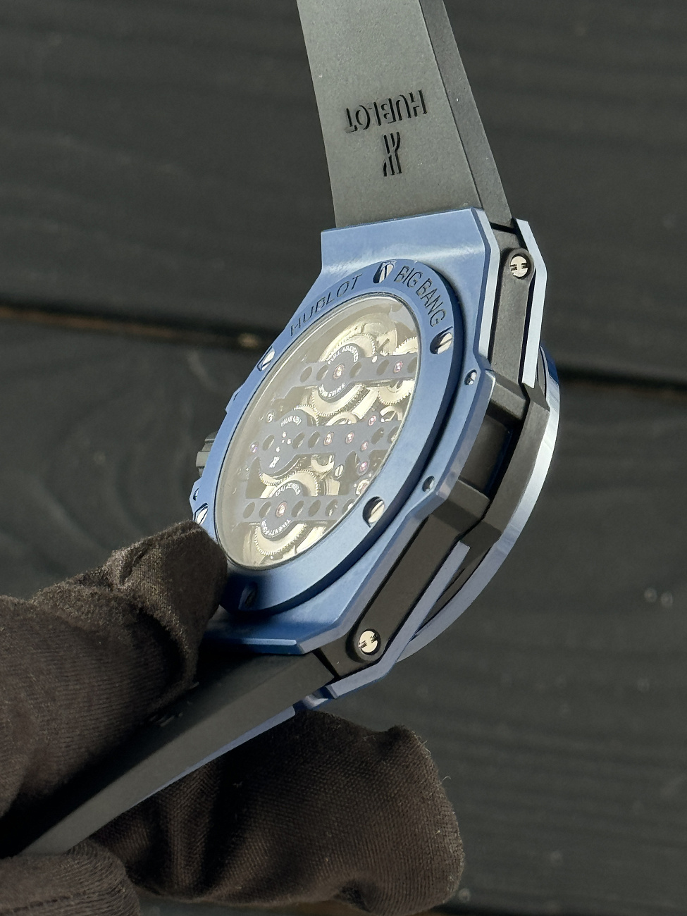 Часы Hublot  Big Bang Meca-10 Ceramic Blue  414.EX.5123.RX