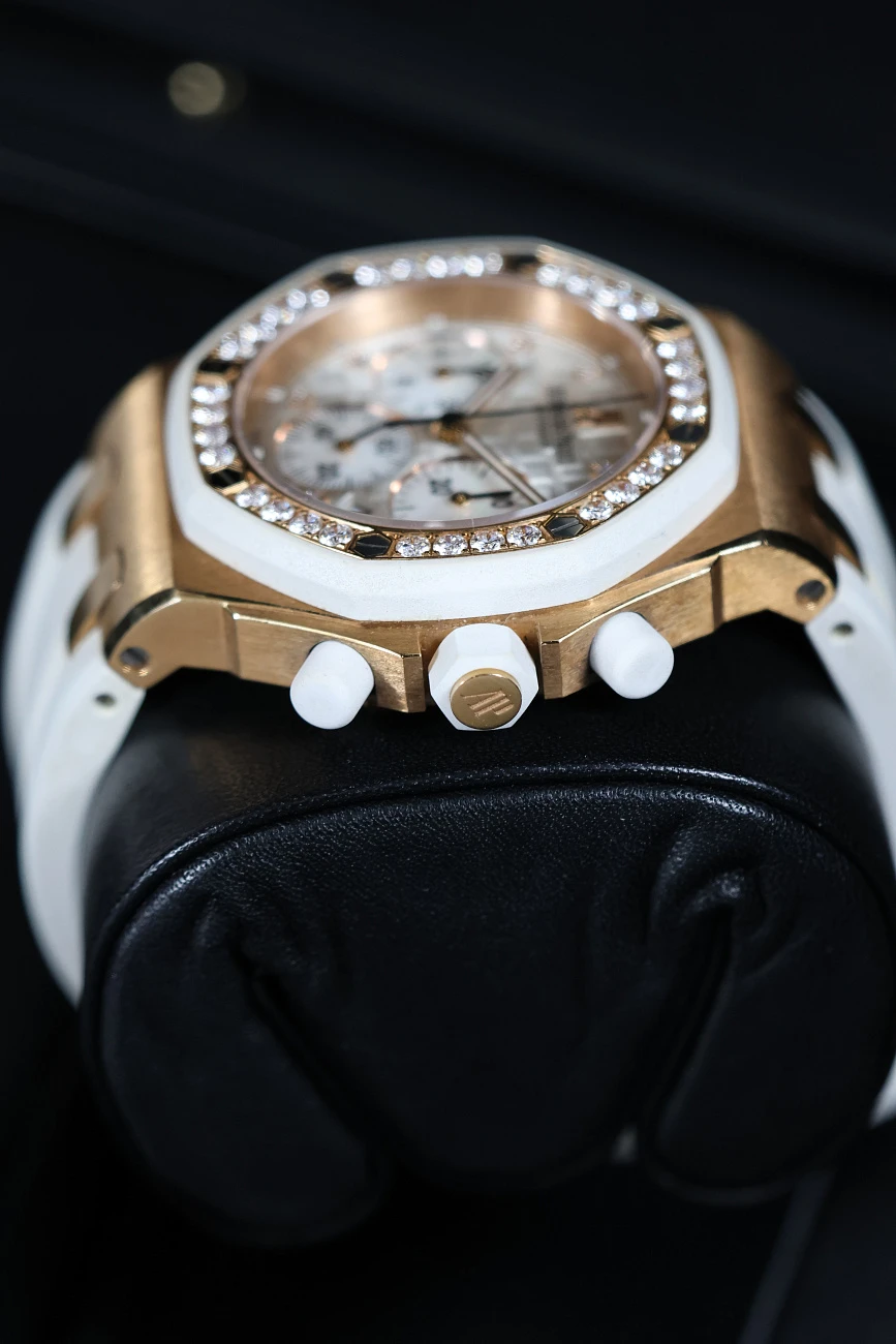 Часы Audemars Piguet  Royal Oak Offshore Chronograph Ladies 38Mm Rose Gold  26048OK.ZZ.D010CA.01 