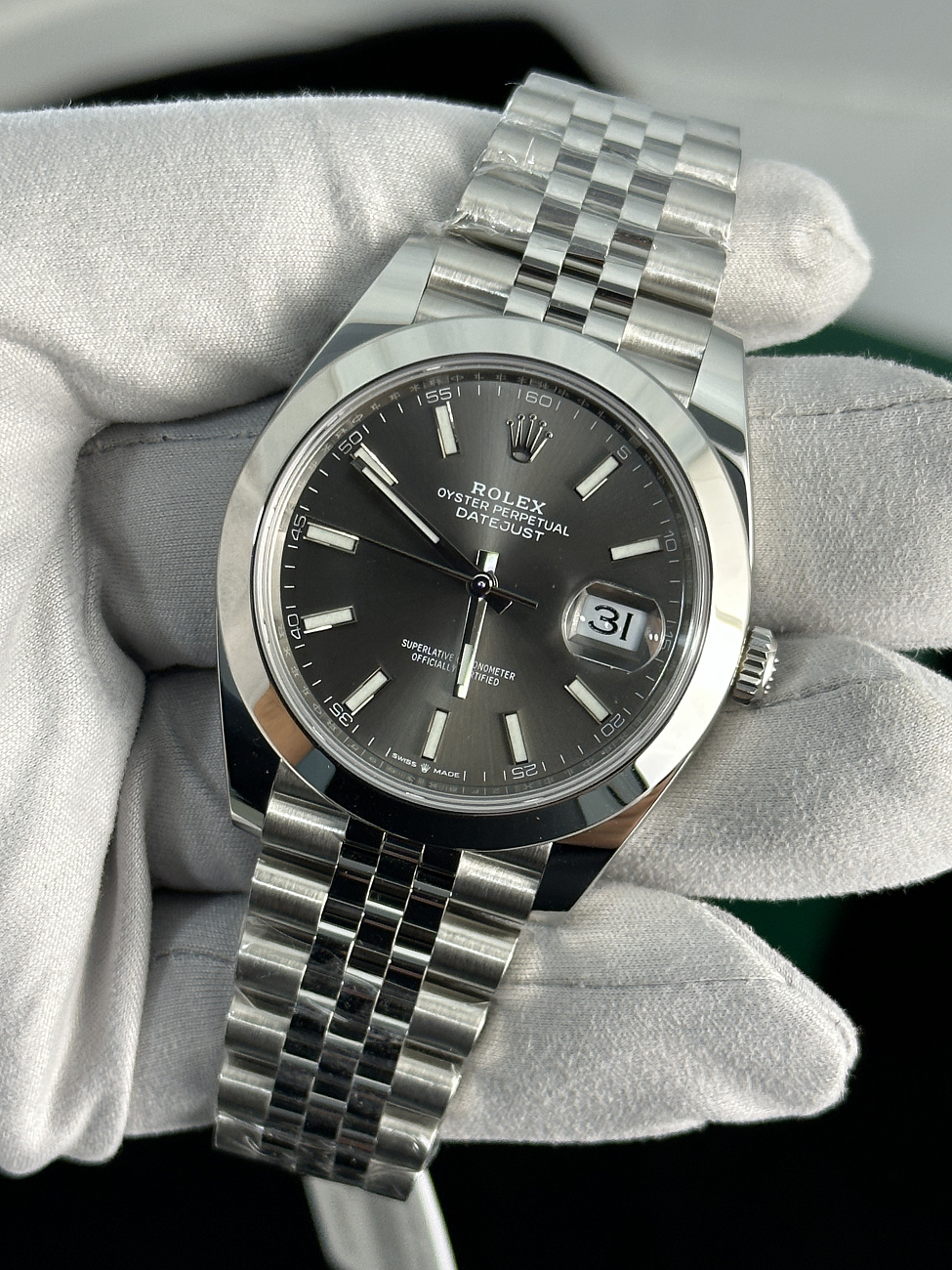 Часы Rolex  Oyster Perpetual Datejust Ii 41Mm Dark Rhodium  126300
