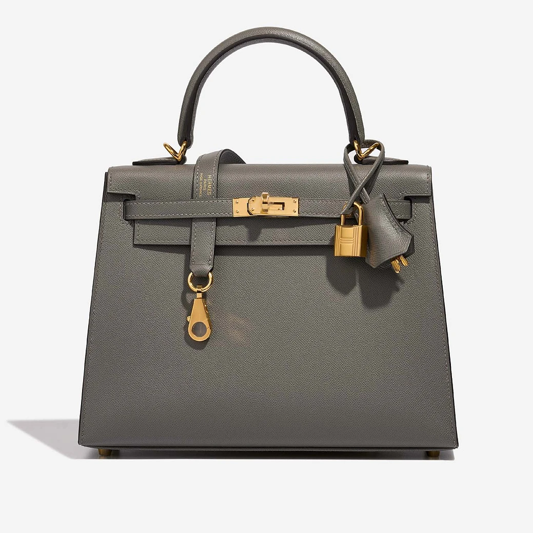 Сумки и аксессуары Hermes  Hermes Epsom Kelly Sellier 25 Vert Amande  K25