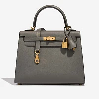 Сумки и аксессуары Hermes  Hermes Epsom Kelly Sellier 25 Vert Amande  K25