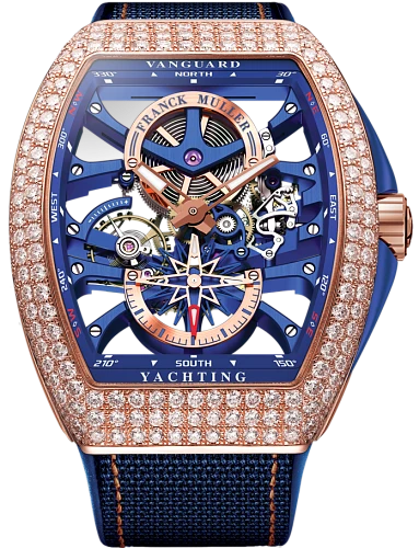 Заказать Franck Muller  Mens Collection Vanguard Yachting Anchor Skeleton Classic  V 45 S6 SQT ANCRE YACHT D (BL) RG