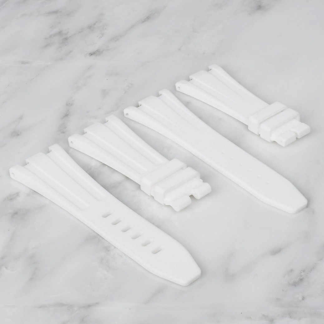 Часовой ремешок Audemars Piguet  Ремешок Для Часов White Ap Royal Oak Offshore 42Mm Strap  