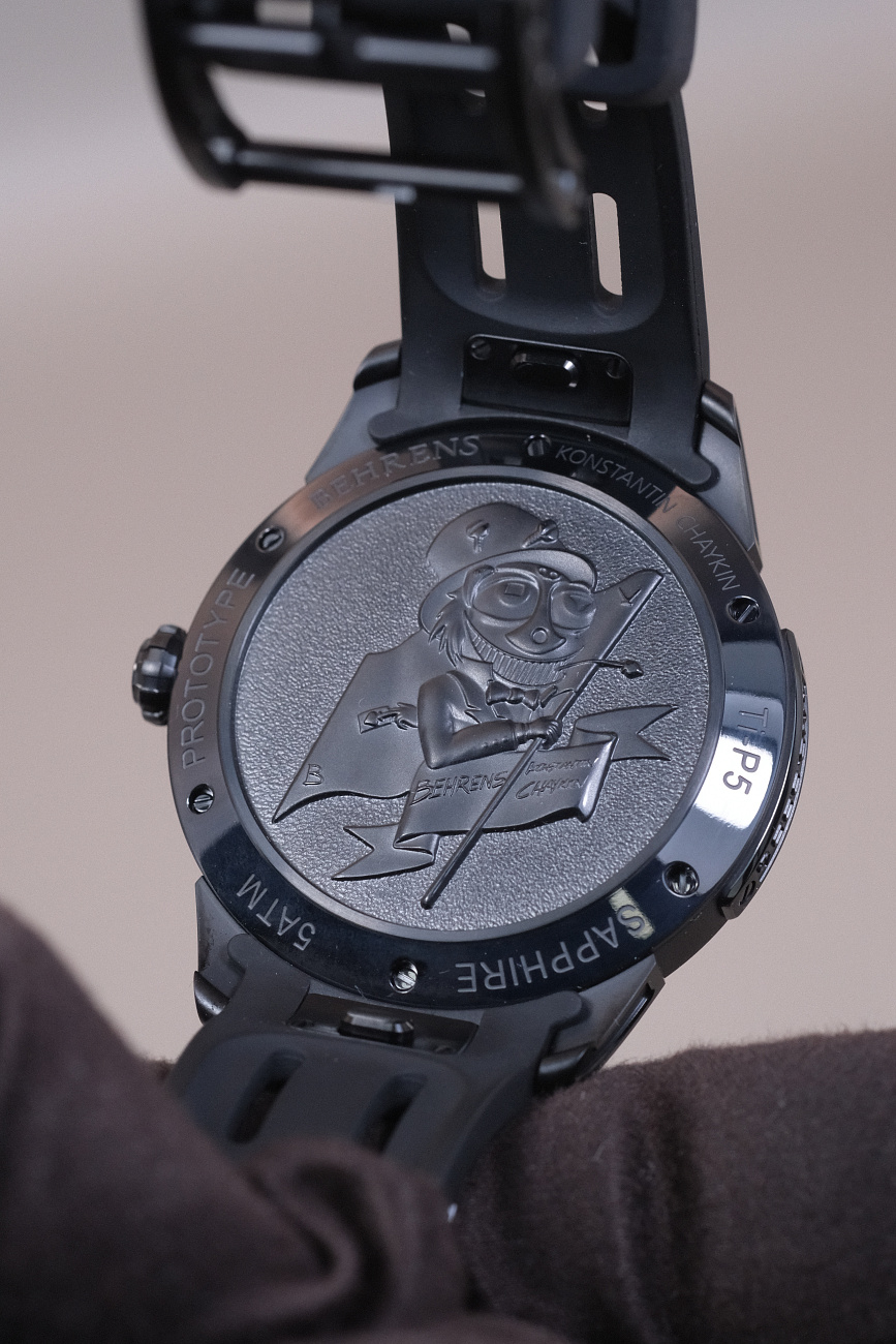 Часы Константин Чайкин (Konstantin Chaykin)  Behrens X Konstantin Chaykin Limited Edition Prototype #0 Black  BHR028T