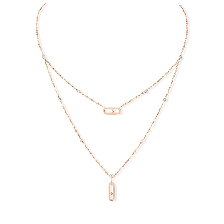 Украшение MESSIKA  Move Uno 2 Rows  Move Uno 2 rows diamond necklace 8852 