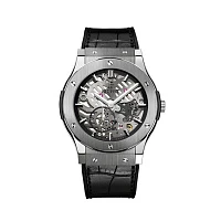 Часы Hublot  FUSION CLASSICO ULTRA-THIN SKELETON TITANIUM 45MM  515.NX.0170.LR