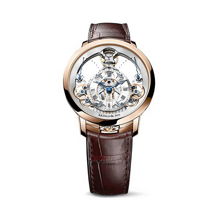 Часы Arnold &amp; Son  Time Pyramid 45mm in Rose Gold  1TPAR.S01A.C124A