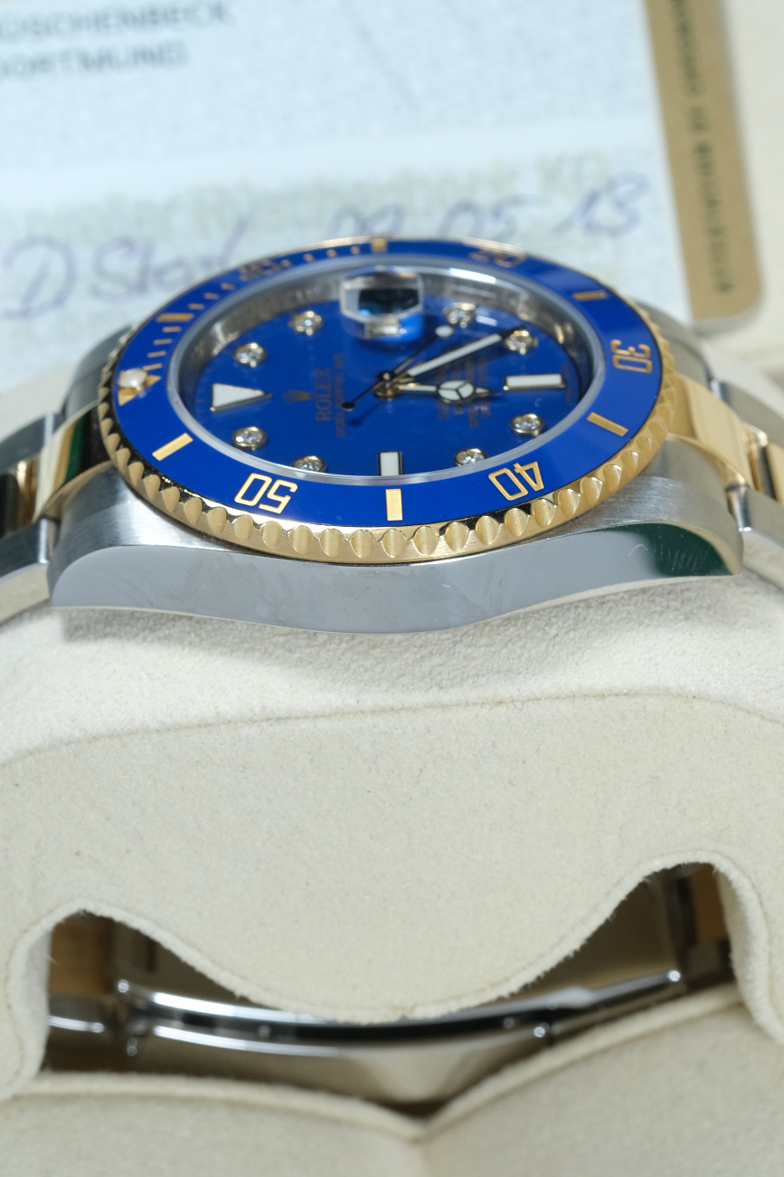 Часы Rolex  Submariner Blue Diamonds Dial  116613LB