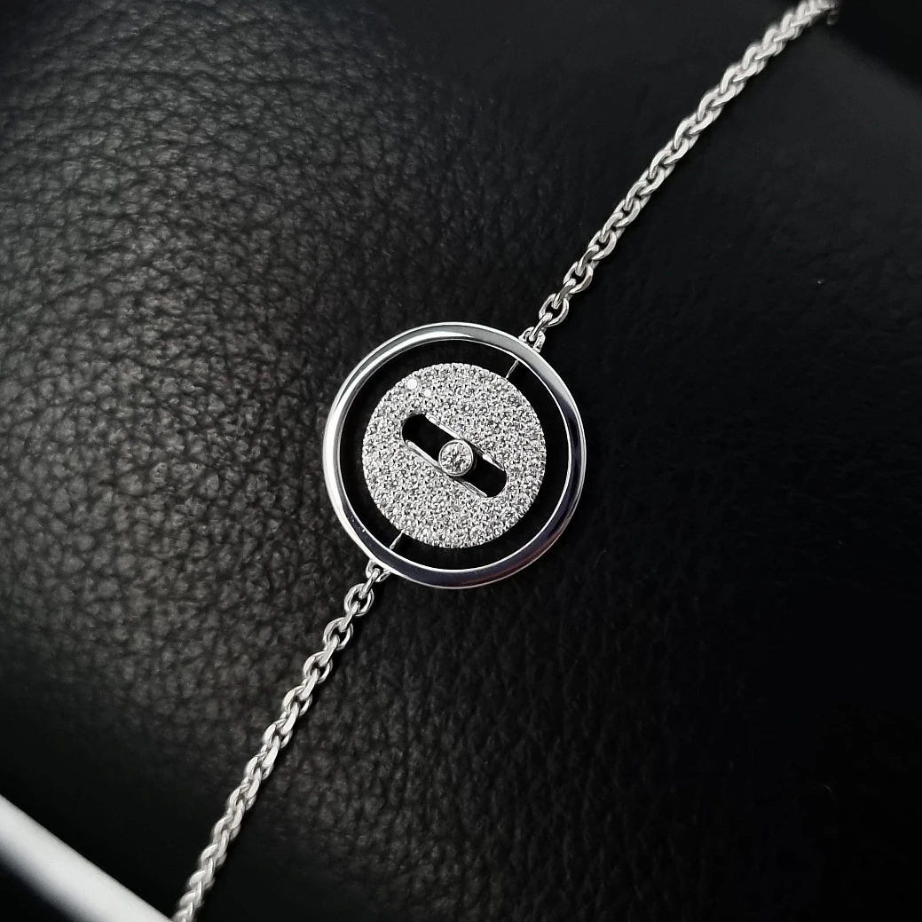 Украшение Messika  Браслет Lucky Move Pavé Sm  07541-WG 