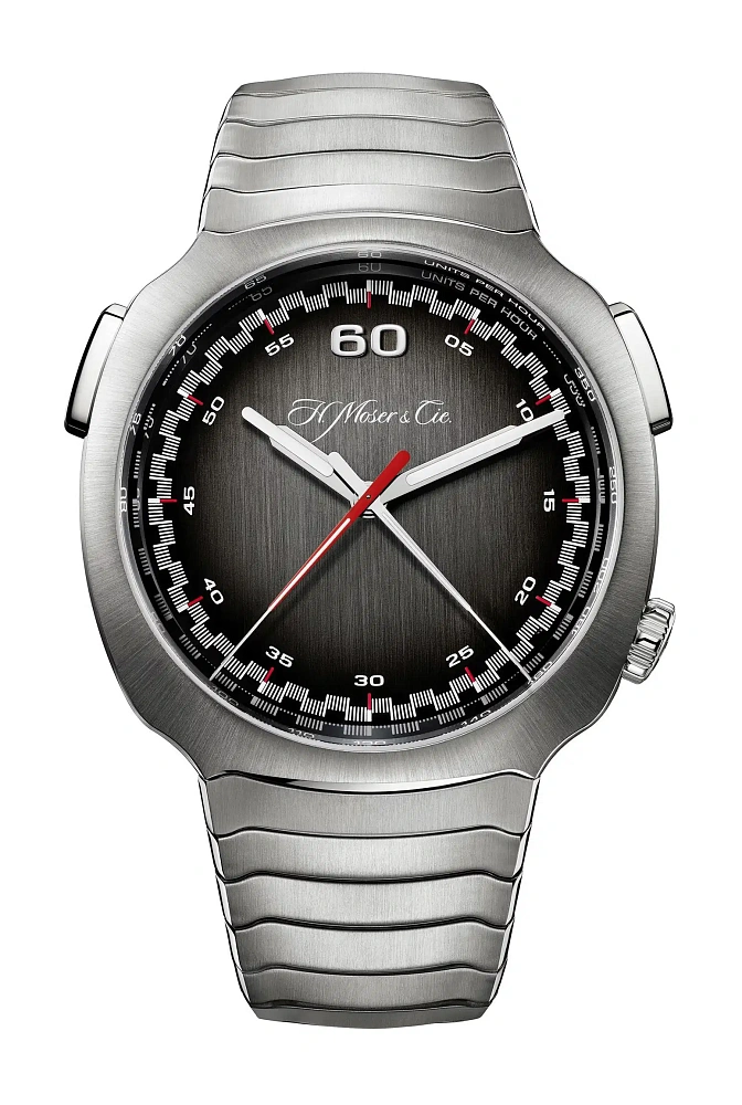 Часы H. Moser & Cie  Streamliner Flyback Chronograph Automatic Grey Dial 42Mm Steel  6902-1200