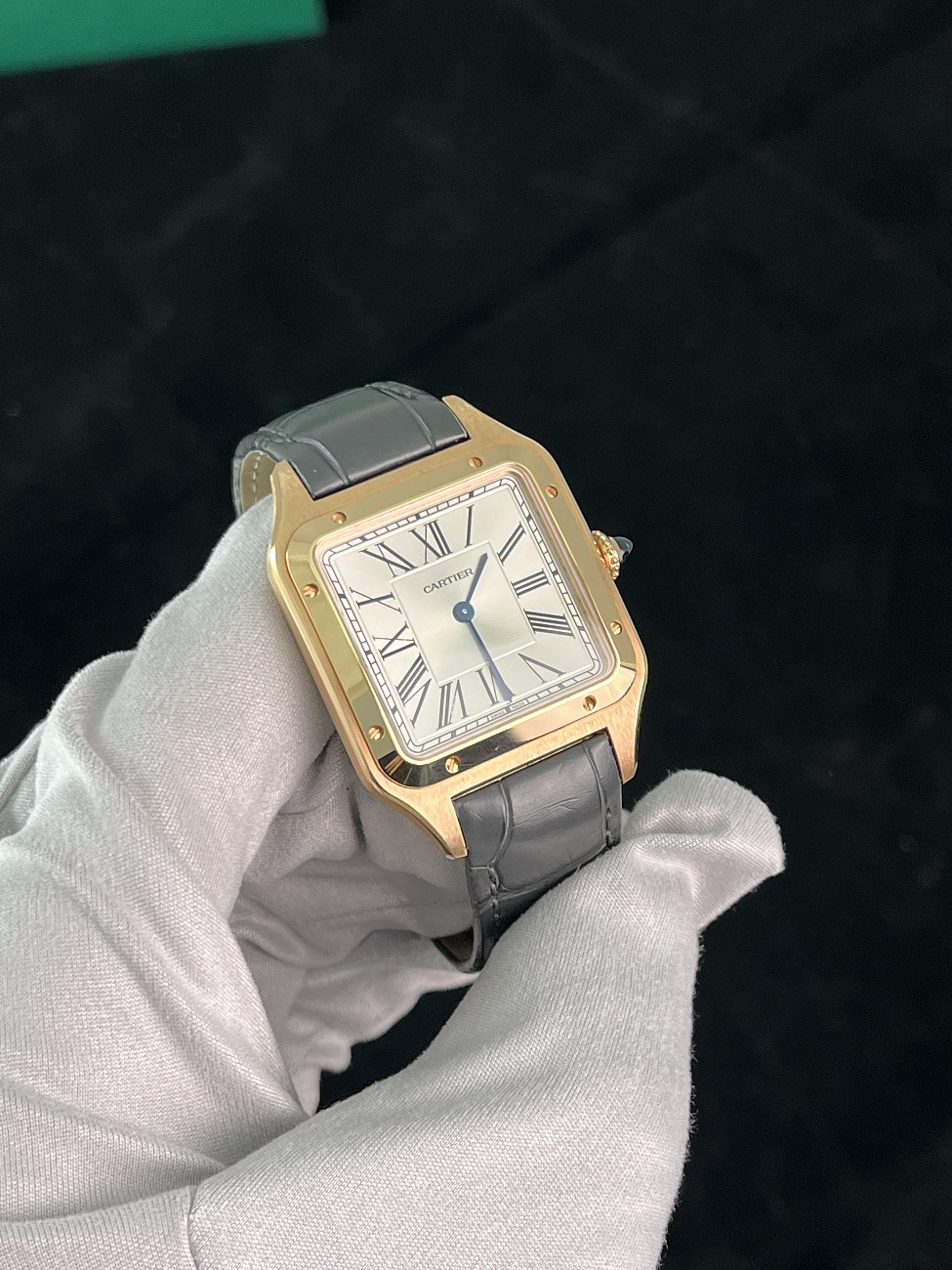 Часы Cartier  Santos De Cartier Santos-Dumont Red Gold  WGSA0021