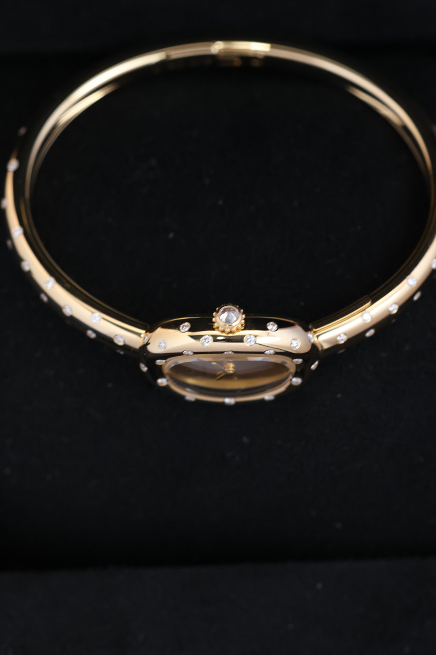 Часы Cartier  Baignoire Yellow Gold and Diamonds 16  WJBA0064