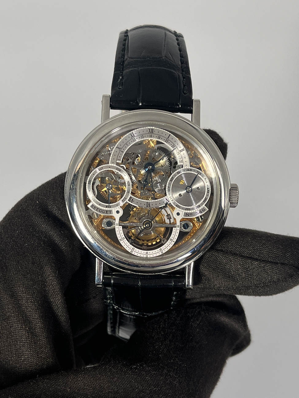 Часы Breguet  Tourbillon Perpetual Calendar 39Mm Platinum  3755PR/1E/9V6