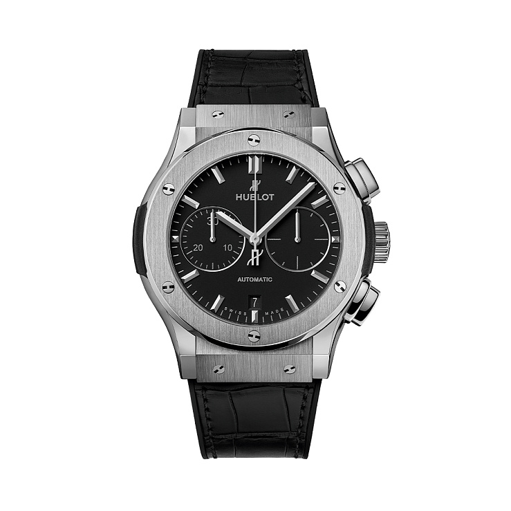 Часы Hublot  Classic Fusion Chronograph Titanium Black 45 Mm  521.NX.1171.RX