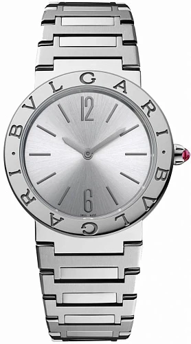 Заказать Bvlgari  Stainless Steel Bvlgari Bvlgari 33Mm Grey Dial Ladies Watch  103575