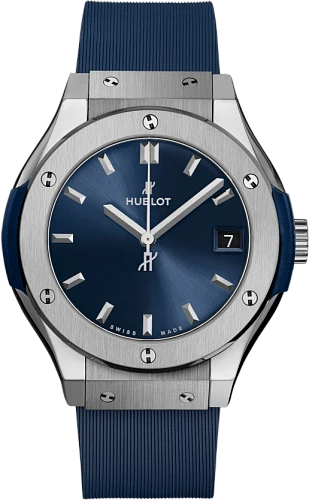 Заказать Hublot  Classic Fusion Titanium Blue 33 Mm  581.NX.7170.RX