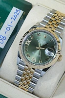 Часы Rolex  Datejust 36 Steel Yellow Gold Green Dial  m126233-0025