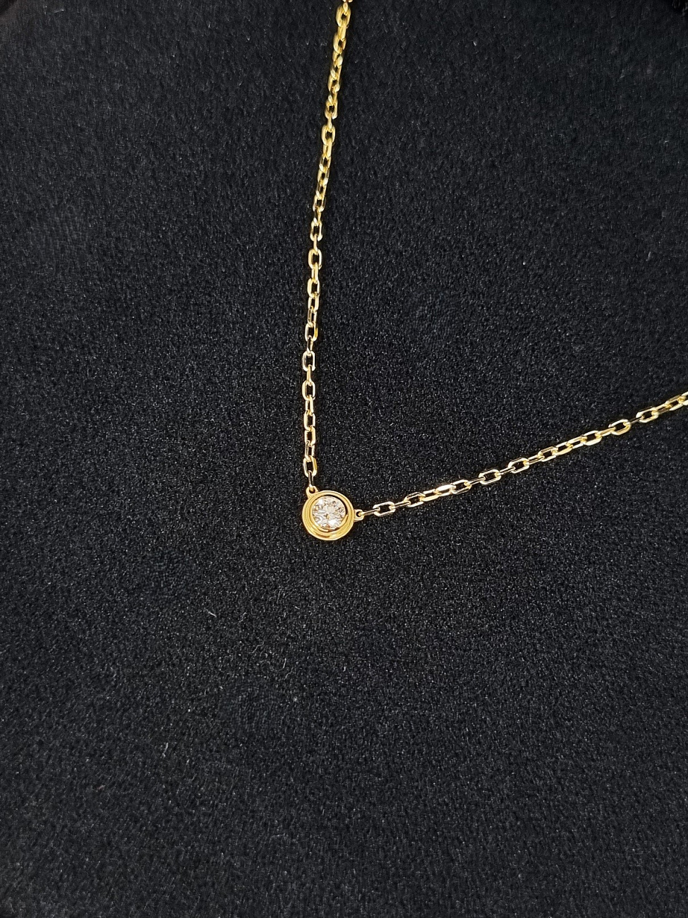 Украшение Cartier  D'amour Necklace, Small Model, Yg  B7215800 