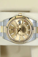 Часы Rolex  Sky-Dweller Steel Gold Champagne Dial  326933