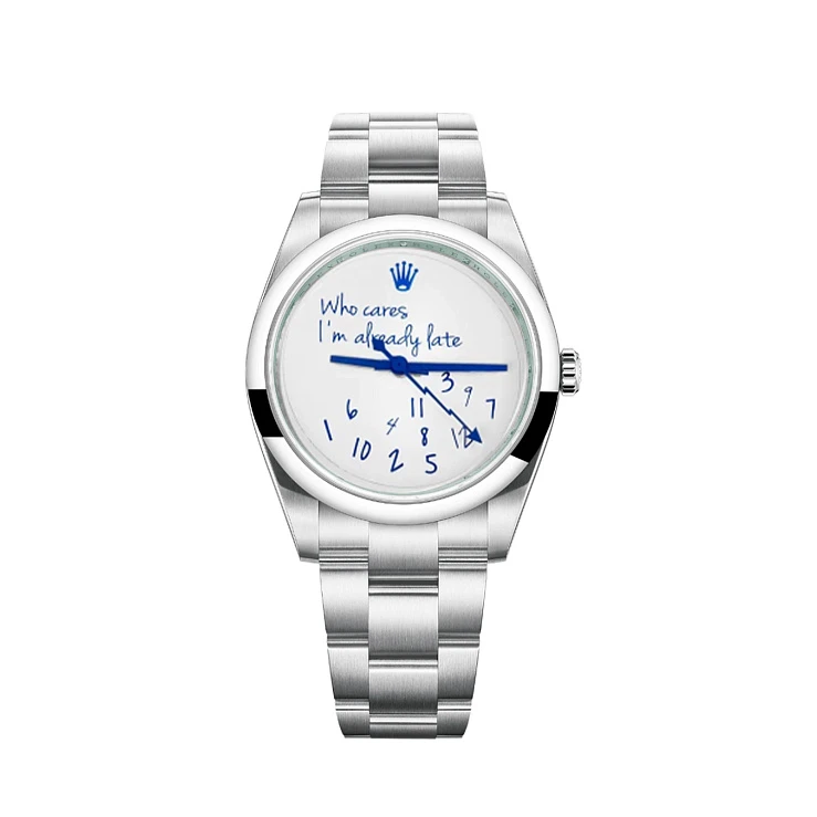 Часы Rolex  Тюнинг Oyster Perpetual 41 Mm Who Cares Edition  124300