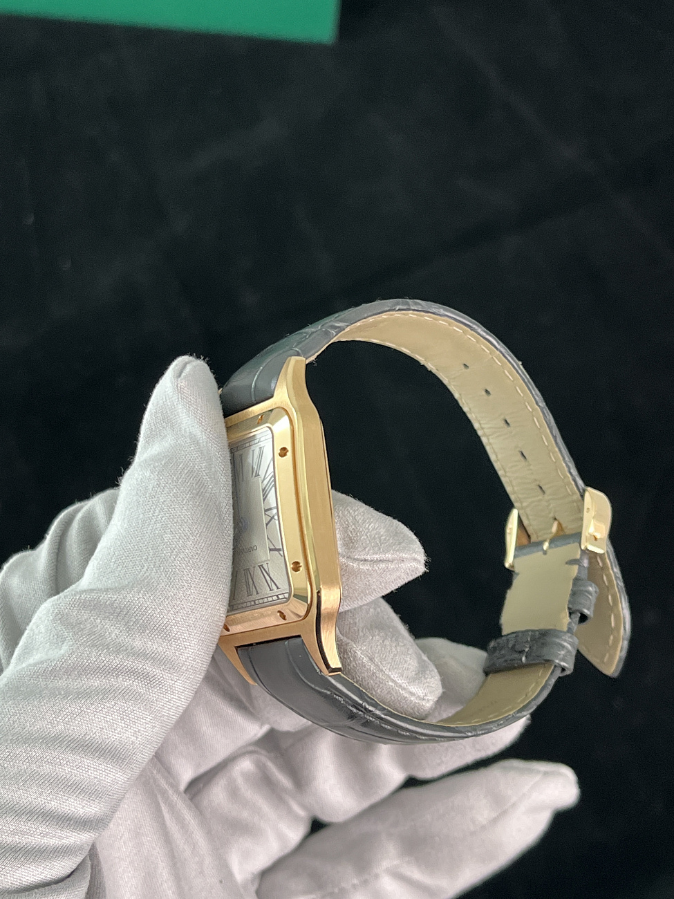 Часы Cartier  Santos De Cartier Santos-Dumont Red Gold  WGSA0021