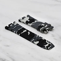 Часовой ремешок Audemars Piguet  Ремешок Для Часов Snow Camo Ap Royal Oak Offshore 44Mm Strap  