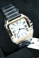 Часы Cartier  Santos De Cartier Steel Yellow Gold  W2SA0009