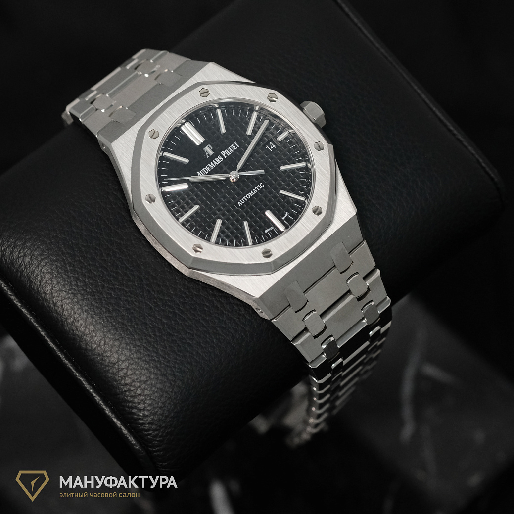 Часы Audemars Piguet  Royal Oak Selfwinding 41Mm Black Dial  15400ST.OO.1220ST.01
