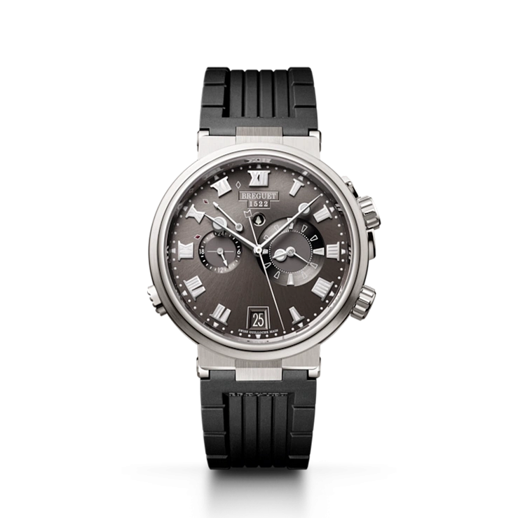 Часы Breguet  Marine Alarme Musicale Titanium  5547TI/G2/5ZU