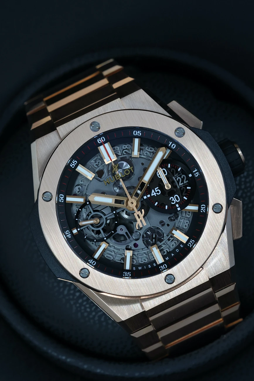 Часы Hublot  Big Bang Integral King Gold 42 mm   451.OX.1180.OX