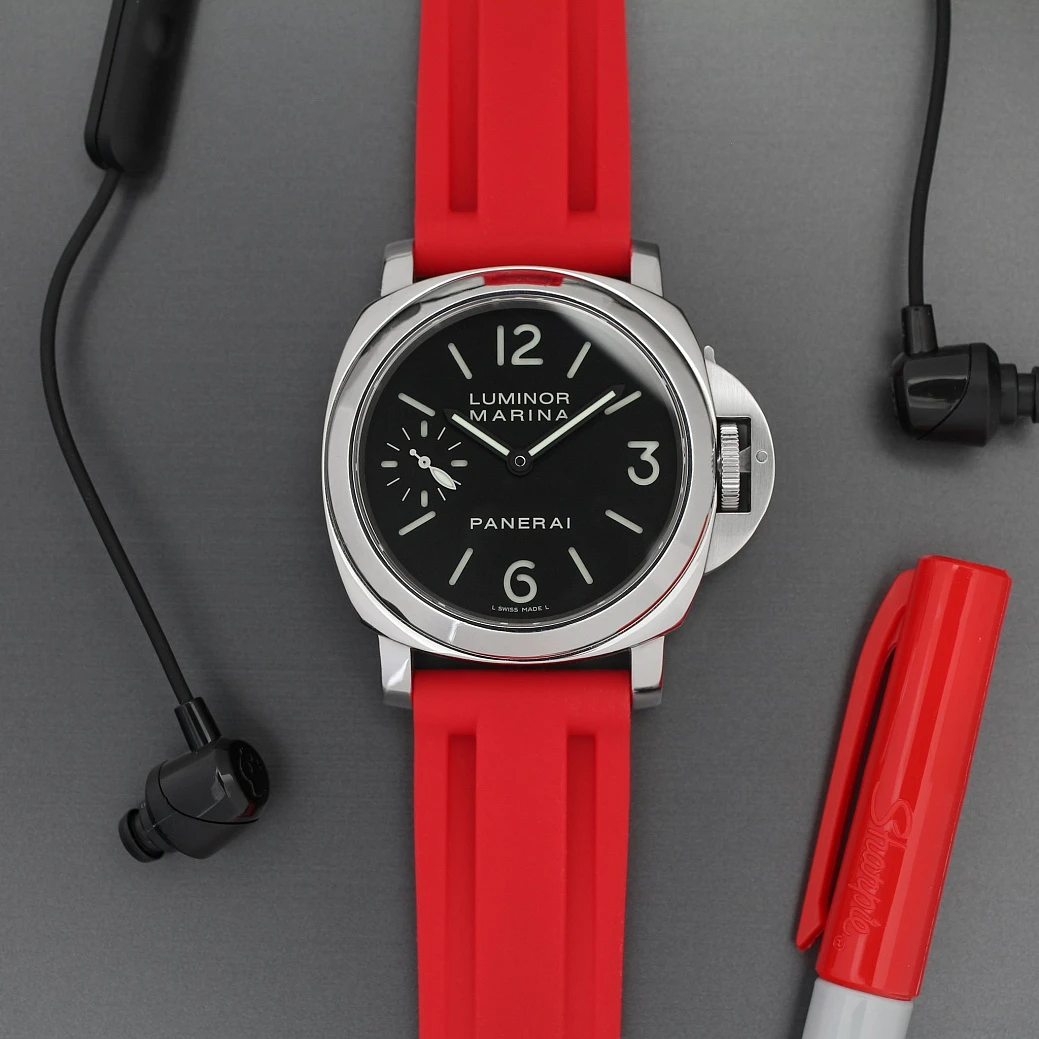 Часовой ремешок Panerai  Ремешок Для Часов Red 44Mm Strap  