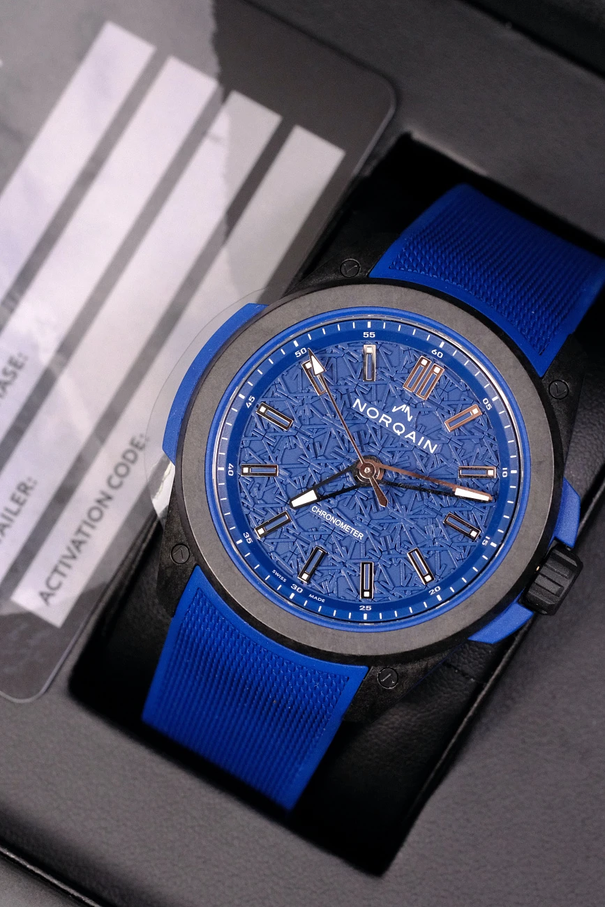 Часы Norqain  Wild One 42Mm Blue  NNQ3000QBA1A/A001