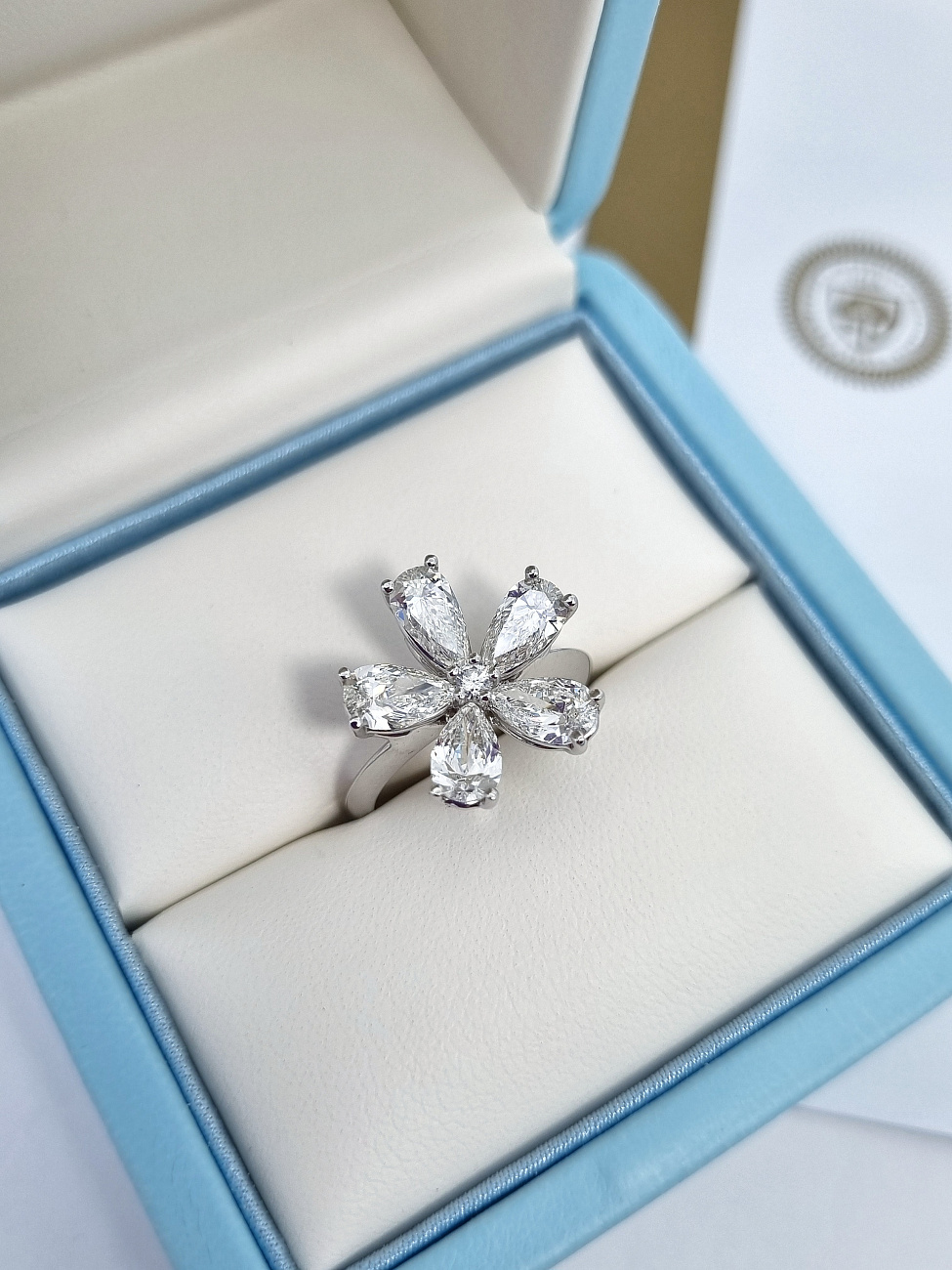 Украшение NO NAME  Кольцо С Бриллиантами 2,51 Ct. G-H/Vs   