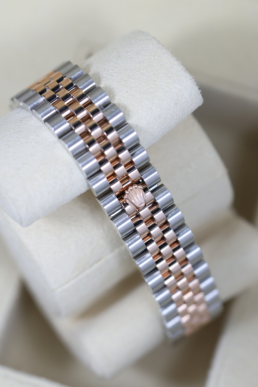 Часы Rolex  Datejust 31Mm Steel & Rose Gold Pink Dial And Diamonds  278271