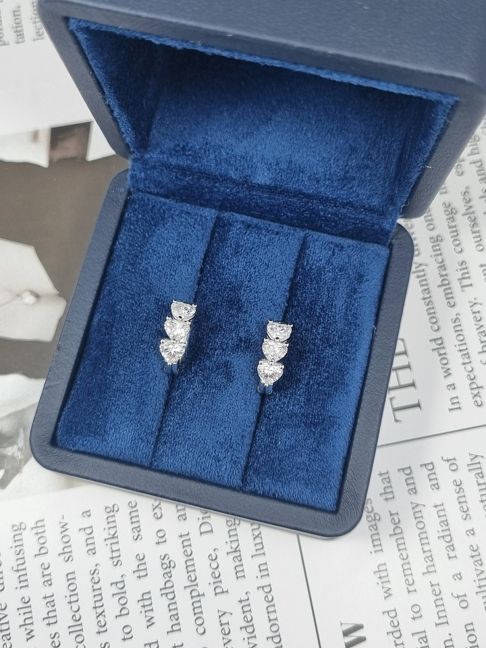 Украшение Odelia  Серьги с бриллиантами 1,90 ct.   AER-19349 