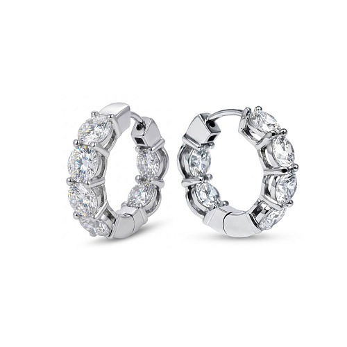Украшение GIA  Серьги с бриллиантами 3,6 ct. E/VVS1 (3 excellent)   