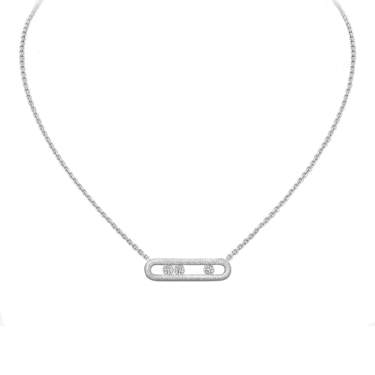 Украшение Messika  Move Classique Ciselé Necklace  Move Classique Ciselé Necklace 14667-WG 