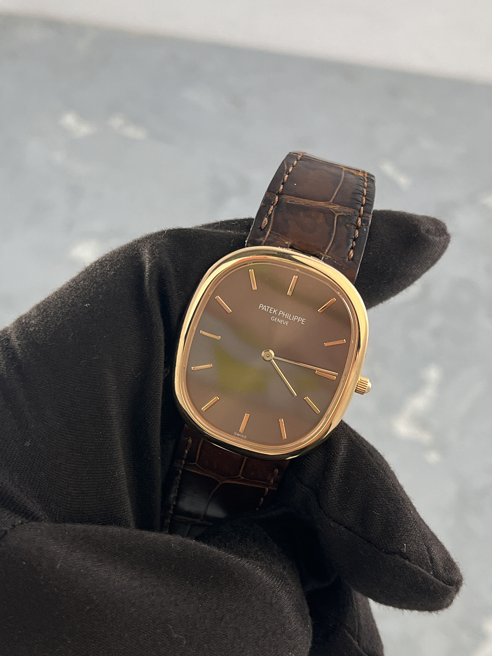 Часы Patek Philippe  Golden Ellipse Rose Gold  3738/100 R-001